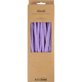 creativ company Chlupaté modelovací drátky /50ks/ sv. fialové