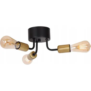 STROPNÍ STROPNÍ SVÍTIDLO LUMINEX BRENDA 1061 ČERNÁ / ZLATÁ