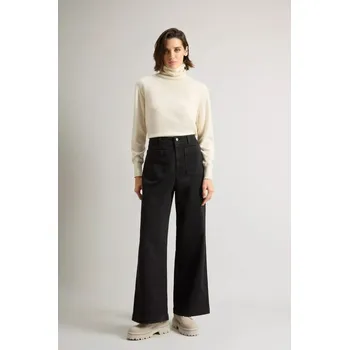 Dámské kalhoty KALHOTY WOOLRICH UTILITY POCKETS TROUSER BLACK