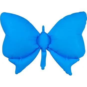 Balónek Fóliový balónek Modrý ve tvaru mašle