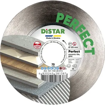 Řezný kotouč Kotouč řezný diamantový DISTAR PERFECT 125 mm