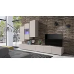 GIB Obývací stěna Calabrini 18 kašmír LED osvětlení: Bez LED osvětlení