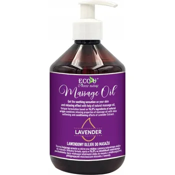 Masážní přípravek ECOU Levandulový masážní olej 500 ml