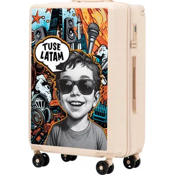 Wings Střední tvrdý kufr ABS CS-BNT01, 63 l