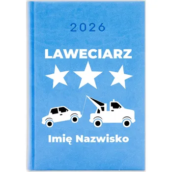 Kalendář Knižkový kalendář 2026 A5 FunnyCase modrý