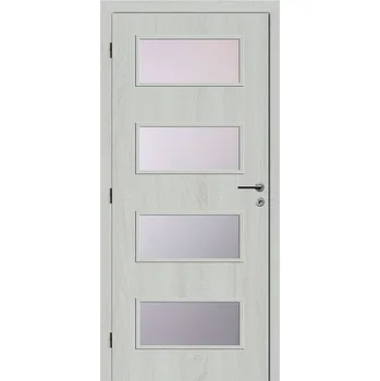 Interiérové dveře SOLODOOR Dveře Novus 17 andorra white solo struktur, 90L