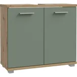 BELBEL koupelnová skříňka pod umyvadlo, dub artisan/šalvěj, 5 let záruka + vyzvednutí ZDARMA