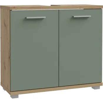 Koupelnový nábytek BELBEL koupelnová skříňka pod umyvadlo, dub artisan/šalvěj, 5 let záruka + vyzvednutí ZDARMA