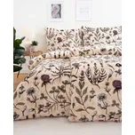 Povlečení mikroplyš Exclusive – Herbář béžové