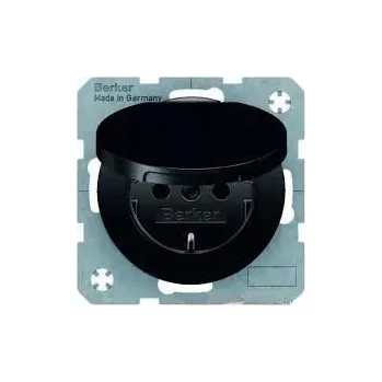 Elektrická zásuvka Elektrická Zásuvka nástěnná Berker černá