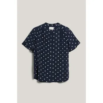 Dámská košile HALENKA GANT REG DOT PRINT BLOUSE EVENING BLUE