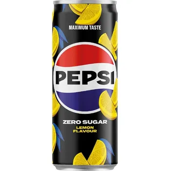 Limonáda PEPSI LEMON ZERO SUGAR 0,33 plech