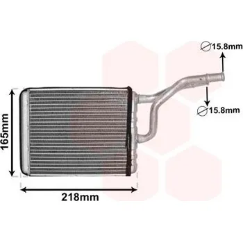 Výměník tepla Výměník tepla, vnitřní vytápění AGB 24V1N8-1
