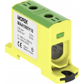 Svorka na DIN lištu šedá 6-95mm Morek MAA1095Y10