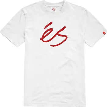 Pánské tílko triko ÉS Script Tee White/Red velikost oblečení L