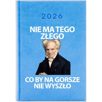 Kalendář Knižkový kalendář 2026 A5 FunnyCase modrý