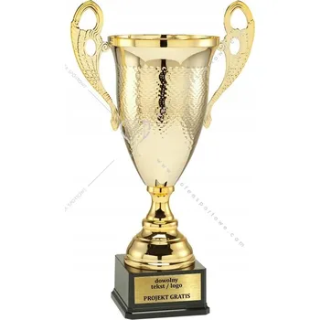 Zlatý Kovový Pohár 47 cm + GRAVÍROVÁNÍ DÁREK