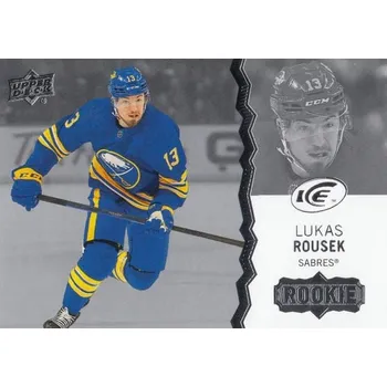 Sběratelská karetní hra insert RC karta LUKÁŠ ROUSEK 23-24 UD Ice Rookies číslo 119