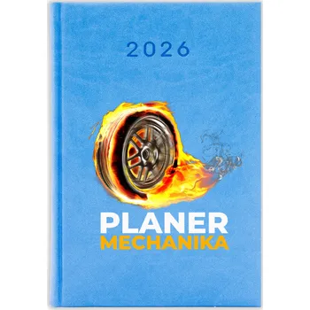 Kalendář Knižkový kalendář 2026 A5 FunnyCase modrý