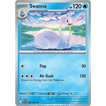 Sběratelská karetní hra Swanna 026/086 - White Flare Typ karty: Non-Holo