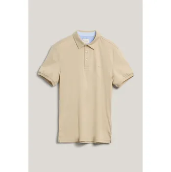 Pánská košile POLOKOŠILE GANT MERCERISED SS POLO SILKY BEIGE