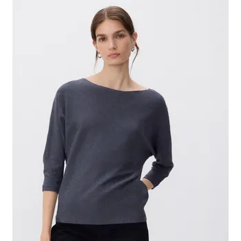 Dámský svetr Reserved - Svetr s viskózou - tmavě šedá - YT257-90M - YT257-90M-XS