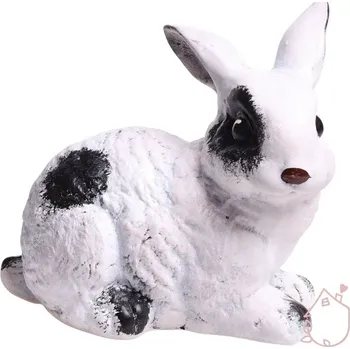 Zahradní dekorace králík zakrslý | keramický ručně malovaný