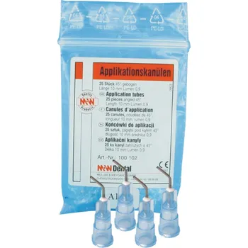 Chov hospodářského zvířete M+W Kanyly pro leptací gel zahnuté 45° (25ks)