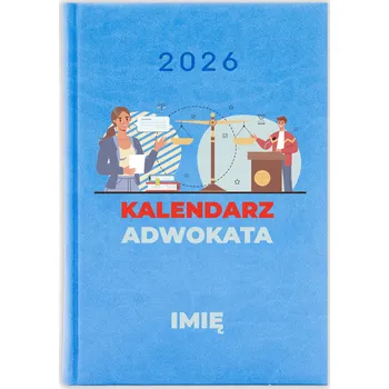 Kalendář Knižkový kalendář 2026 A5 FunnyCase modrý