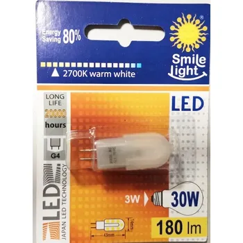 Žárovka LED žárovka LightMe, G4, 1,5W, 180lm, 3000K