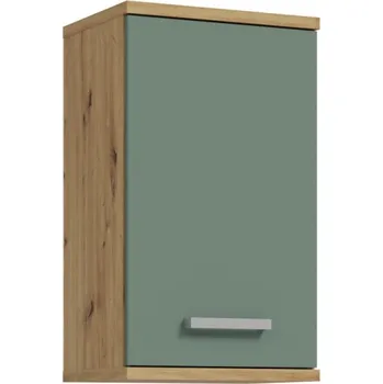 Koupelnový nábytek CANELU koupelnová horní skříňka, dub artisan/šalvěj, 5 let záruka + vyzvednutí ZDARMA