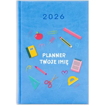 Kalendář Knižkový kalendář 2026 A5 FunnyCase modrý