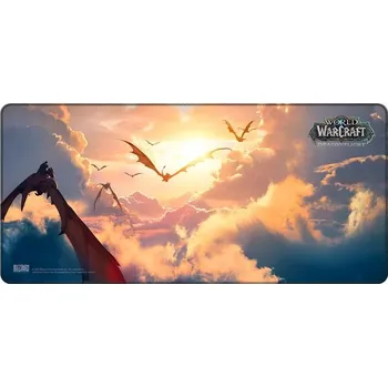 Podložka pod myš Herní podložka World of Warcraft Dragonflight - Clouds XL Vícebarevná