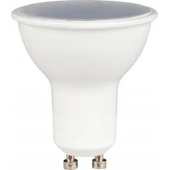 Žárovka LED žárovka GU10 4W studená bílá 6000K 240lm 120st bílé pouzdro mléčné sklo