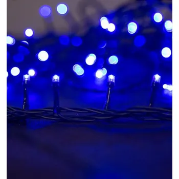 Vánoční dekorace LED řetěz MAGICHOME VÁNOCE Serpens, 100 LED, 10 m, modrá, vnější