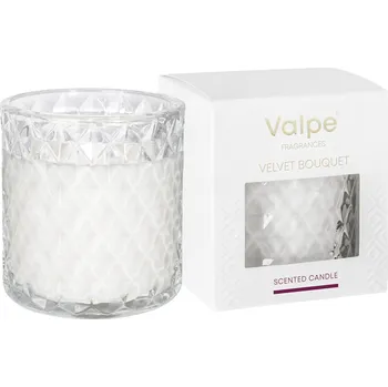 Svíčka Vonná svíčka Velvet Bouquet, ovoce, květiny, cedr, 180 g&nbsp;VC-001-458