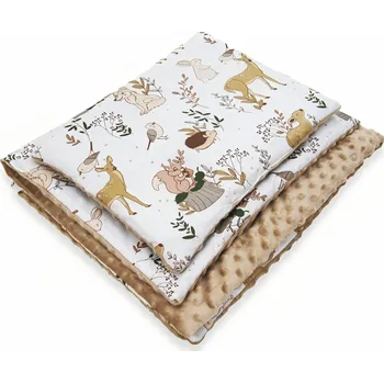 Dětská deka Kerstin Sada Dětská deka 75x100 cm + polštář Minky PRO MIMINKA A DĚTI