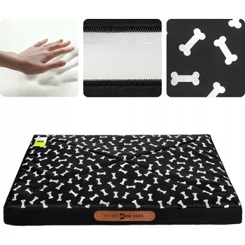 Pelíšek pro psa ORTOPEDICKÝ PELÍŠEK PRO PSY S VODĚODOLNOU MATRACE XL 100x70x8 CM SE ZIPEM