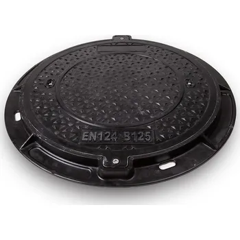 poklop PRODOMOS line Poklop pojezdový AXEDO B125 kompozitní s rámem 780 mm černý