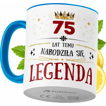 Hrnek Polidraw Hrnek Polidraw Narozeniny75 keramika 330 ml