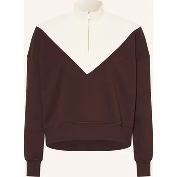 Dámská mikina Sweaty Betty Dámský Mikinový Troyer, tmavě hnědá / režná, 36