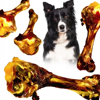 Pamlsek pro psa POCHOUTKY PRO PSA PŘÍRODNÍ KOUSEK K ŽVÝKÁNÍ VEPŘOVÁ ŠUNKOVÁ KOST SUŠENÁ 1 KS