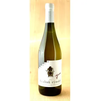 Víno Ryzlink rýnský 2023, pozdní sběr, Vinařství Maděřič, polosladké