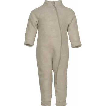 Kojenecký overall Mikk-Line kojenecký vlněný merino overal 50005 - Melange Offwhite Velikost: 86 MERINO VLNA