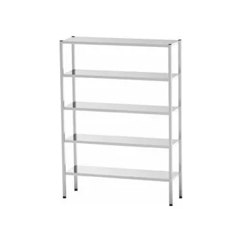 Dílenský regál Svařovaný regál 5- policový, rozměr 500x500x1800mm