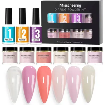 VELKÁ SADA PRO TITANOVOU MANIKÚRU, PILNÍK NA NEHTY SKVĚLÁ, 6 BAREV