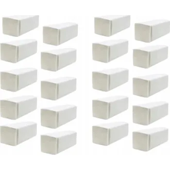 Papírový ručník Papírové ručníky skládané ZZ Premium, bílá celulóza, 3000 útržků