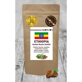 Káva ETHIOPIA GEDEB BANKO GOTITI GRADE 1 KÁVA ARABICA