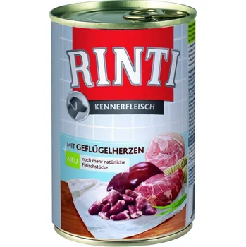 Krmivo pro psa Finnern Rinti konzerva drůbeží srdce 400g