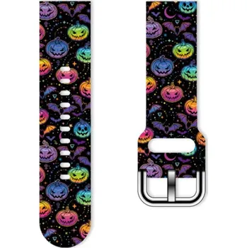 Příslušenství k chytrým hodinkám Madvell Silikonový řemínek Warlock halloween 22mm